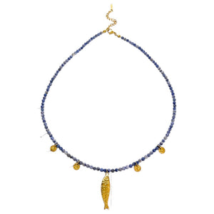 Collar pez azul Collar pez azul