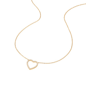 Collar corazón silueta Collar corazón silueta