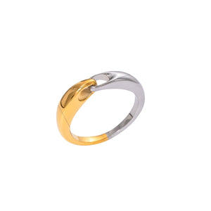 Anillo bicolor sencillo Anillo bicolor sencillo