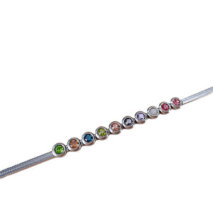 Pulsera circonia colores Pulsera circonia colores
