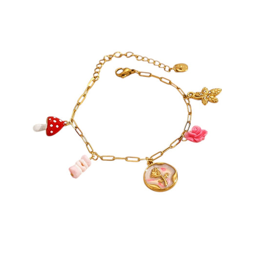 Pulsera rosa