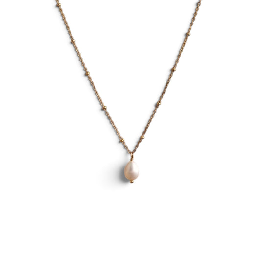 Collar perla bolita
