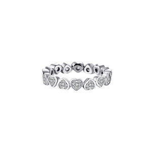 Anillo churumbela corazón plata 925 Anillo churumbela corazón plata 925