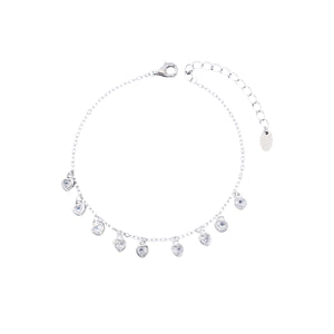Pulsera corazones plata 925 Pulsera corazones plata 925
