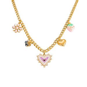 Collar multi corazón Collar multi corazón