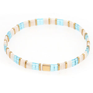 Pulsera miyuki metalizada Pulsera miyuki metalizada