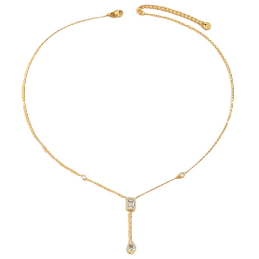 Collar corbata circonia