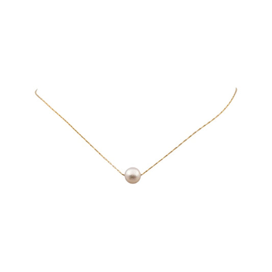 collar perla sencilla