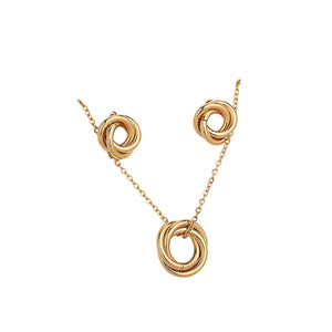 Juego de aros dorado Juego de aros dorado