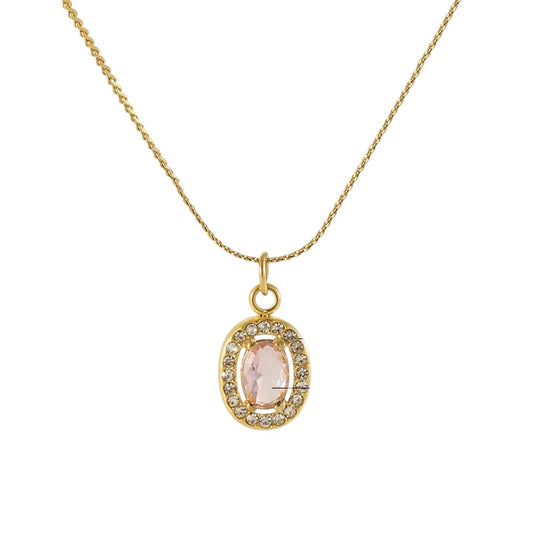 Collar oval circonia