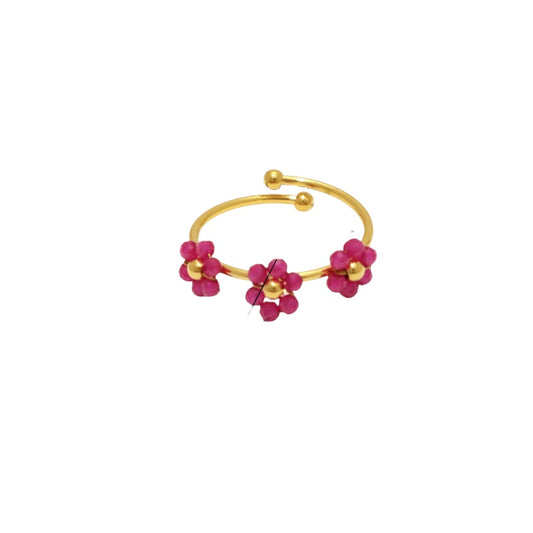 Anillo ajustable florecita