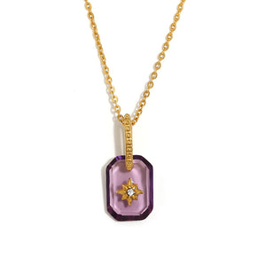 Collar morado Collar morado