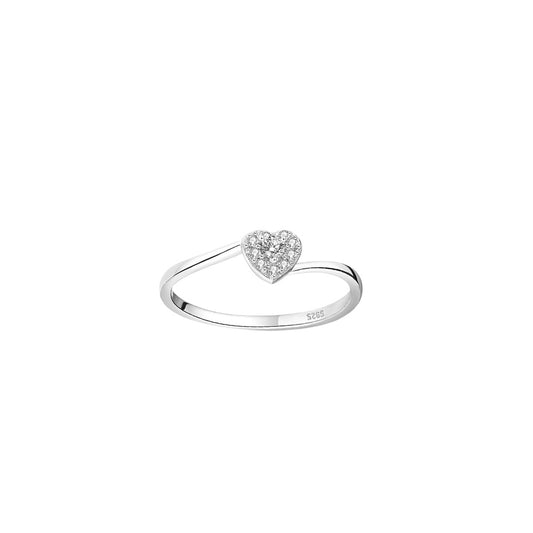 Anillo corazón plata 925