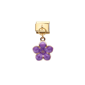 Charm flor morada Charm flor morada