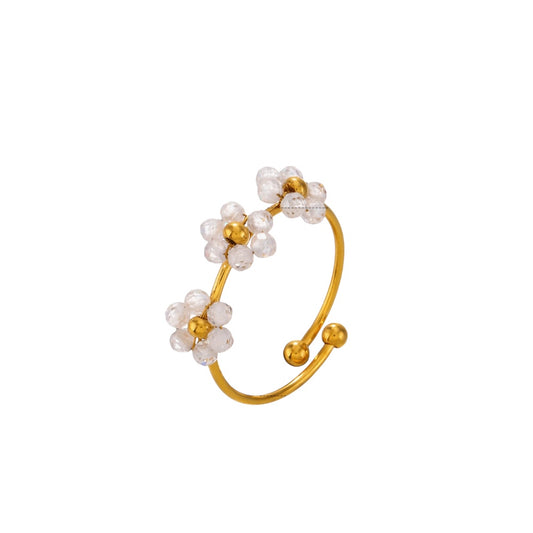 Anillo ajustable florecita