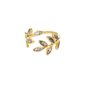 Anillo hojas Anillo hojas