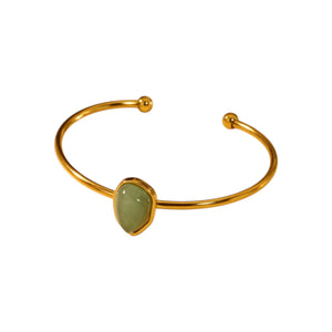 Brazalete piedra verde Brazalete piedra verde