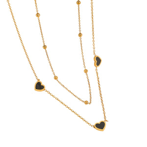 Collar doble corazón Collar doble corazón