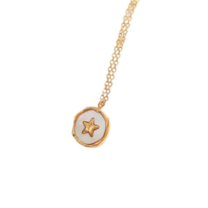 Collar estrella medalla