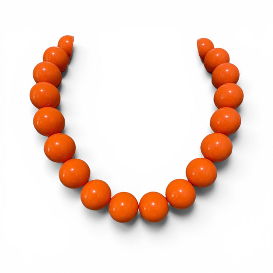 Gargantilla cuentas jumbo 🧡