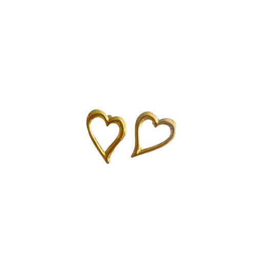 Arete corazón silueta