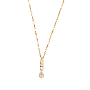 Collar cuatro circonias
