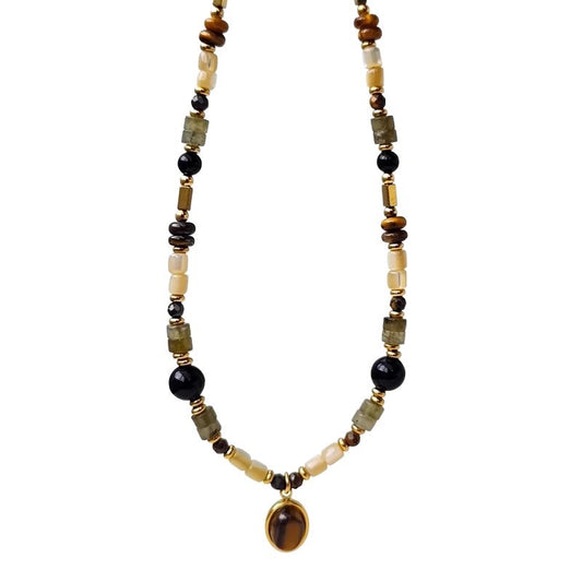 Collar piedra natural