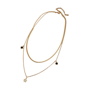 Collar doble estrella