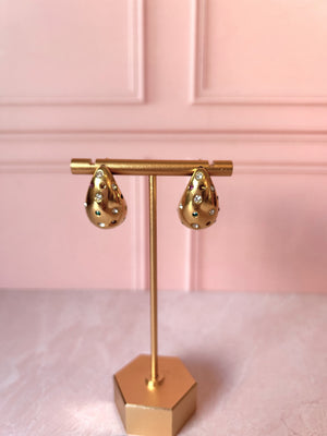 Arete gota colores