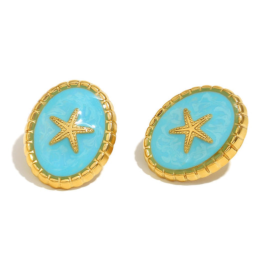 Arete azul estrella