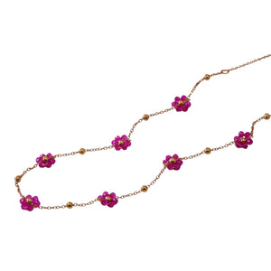 Collar flores