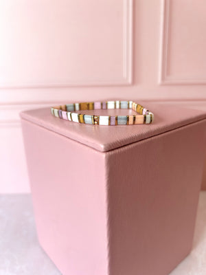 Pulsera miyuki metalizada