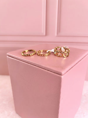 Anillos Corazón distintos tamaños