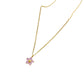 Collar flor circonia