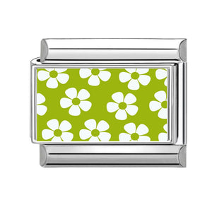 Charm verde flor