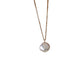 Collar perla plana
