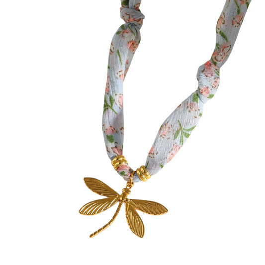 Collar Pañoleta libélula