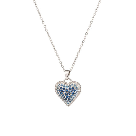 Collar corazón azul 💙