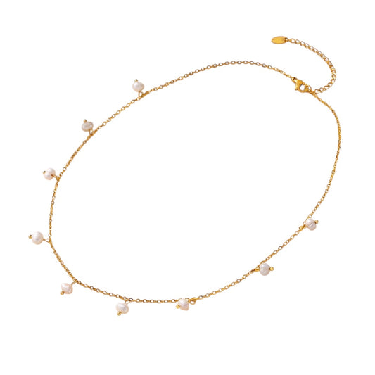 Collar perla natural