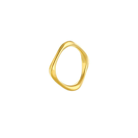 Anillo delgado cuadrado