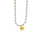 Collar corazón bolita