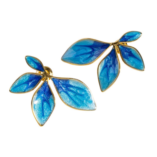 Arete hojas color