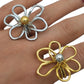 Anillo flor jumbo