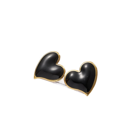 Arete corazón jumbo