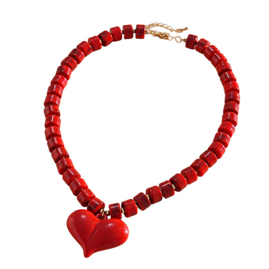 Collar Corazón rojo ♥️