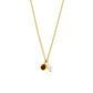 Collar perla circonia