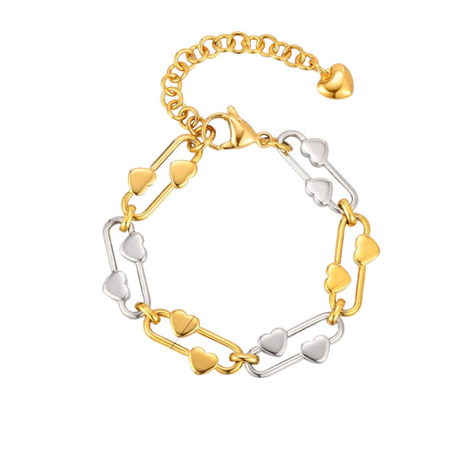 Pulsera corazones