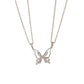 Collar amistad mariposa