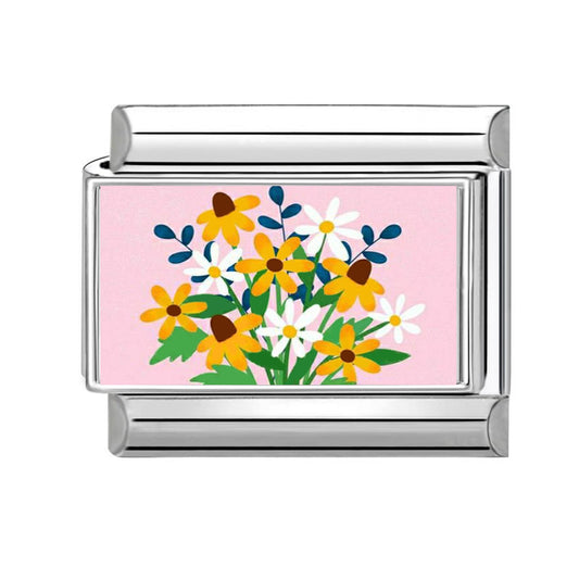Charm flor rosa