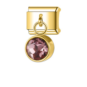 Charm circonia morada